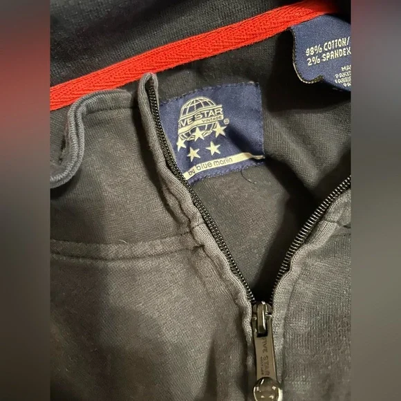 Vintage Five Star Italia embroidered cotton track jacket - Picture 4 of 7